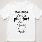 T shirt homme papa fort